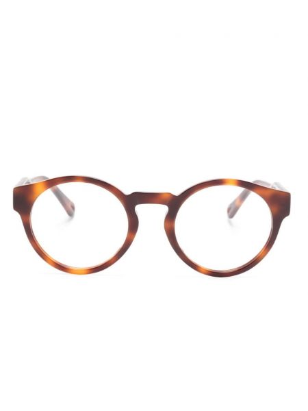 Raštuotos akiniai Chloé Eyewear ruda