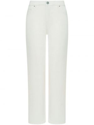 Bavlněné straight fit džíny 12 Storeez bílé