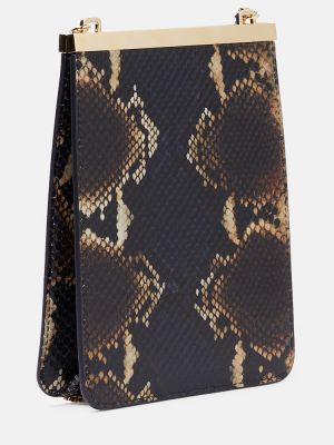 Kožená kabelka s hadím vzorem Victoria Beckham