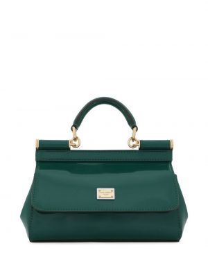 Sac bandoulière en cuir Dolce & Gabbana vert