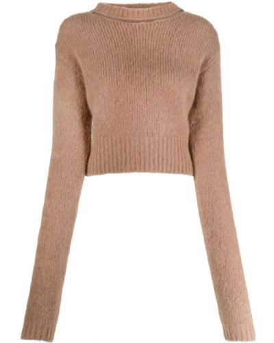 Pullover mit rundem ausschnitt Ramael braun