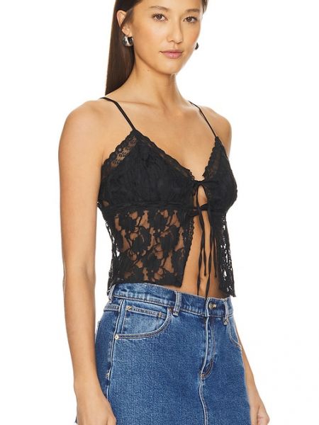 Top Free People schwarz