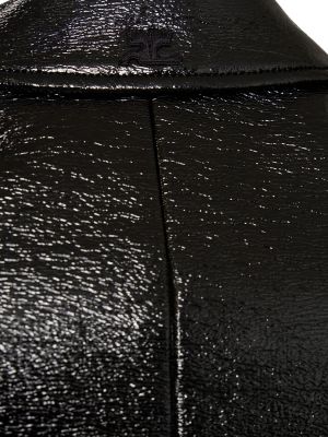 Bavlněné sako s výšivkou Courrèges černé