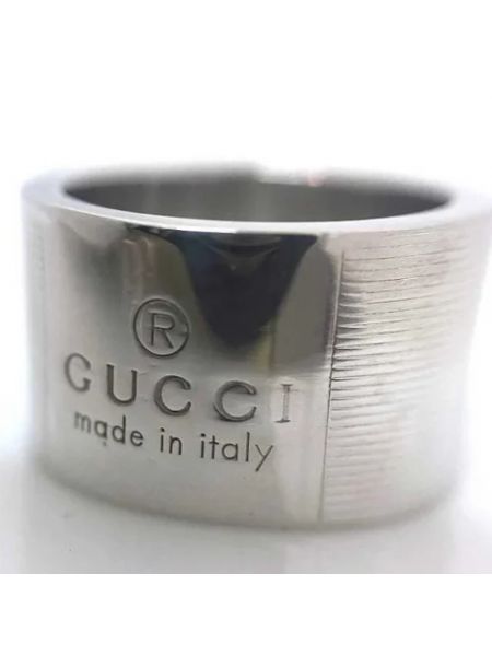 Anillo retro Gucci Vintage plateado