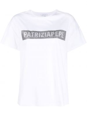 Тениска Patrizia Pepe бяло