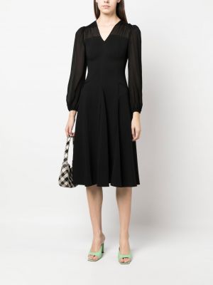 Midi šaty Dvf Diane Von Furstenberg černé