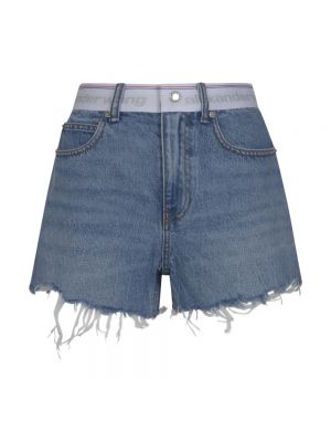 Szorty jeansowe Alexander Wang - Niebieski