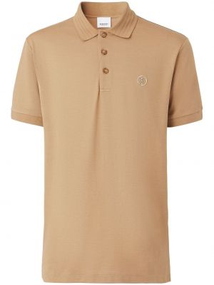 Poloskjorte Burberry brun