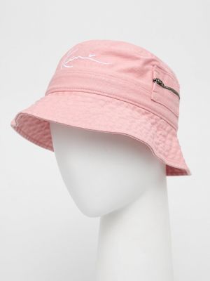 Bombažni klobuk Karl Kani roza