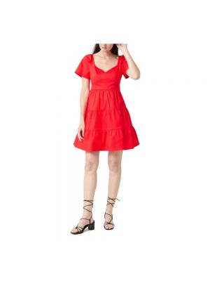 Sukienka mini Naf Naf czerwona