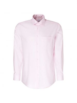 Рубашка на пуговицах Seidensticker розовая