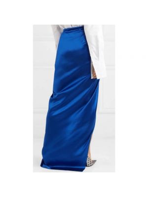 Falda larga Balenciaga azul