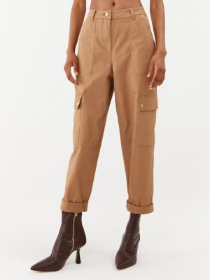 Pantalon large Michael Michael Kors marron