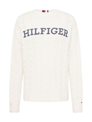 Pullover oversize Tommy Hilfiger bianco