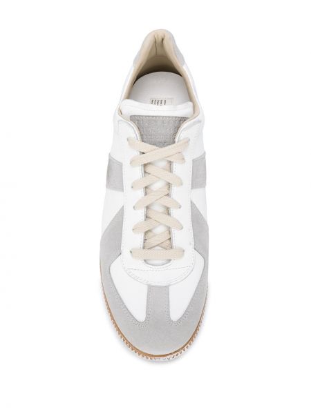 Sneakers di pelle Maison Margiela bianco