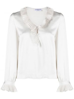 Блуза с волани Claudie Pierlot бяло