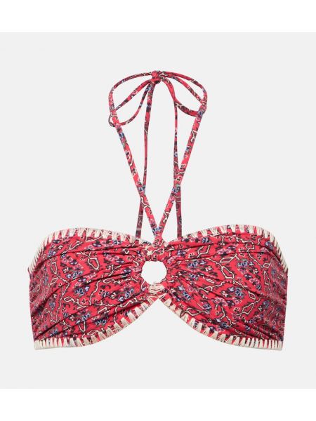 Bikini nyomtatás Marant Etoile piros