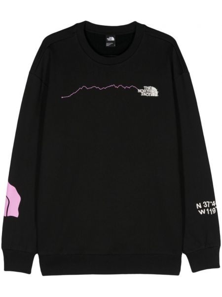 Sweatshirt mit print The North Face schwarz