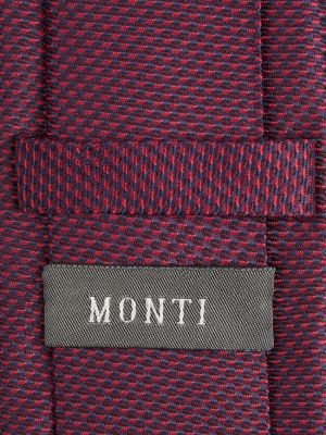 Шелковый галстук Monti красный