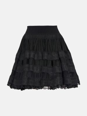 Mini suknja Alaã¯a crna