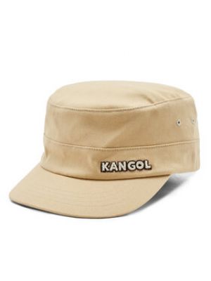 Vojenská bavlnená baretka Kangol - béžová