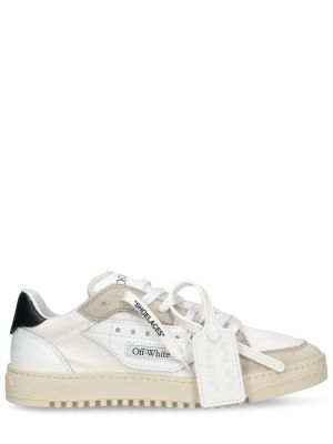 Sneakers di pelle Off-white bianco