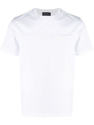 Camiseta con bolsillos Herno blanco