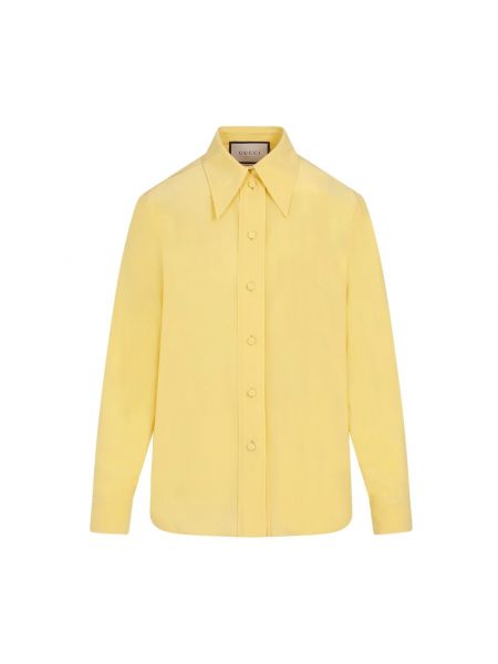 Koszula Gucci żółta