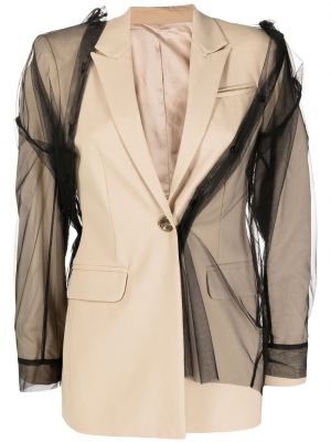 Tyll lang blazer Act N°1 brun