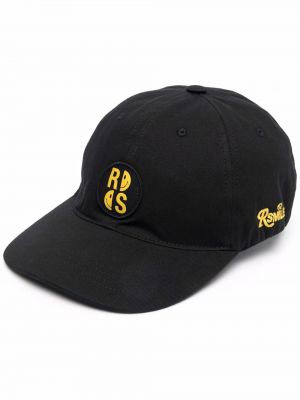 Brodert cap Raf Simons svart