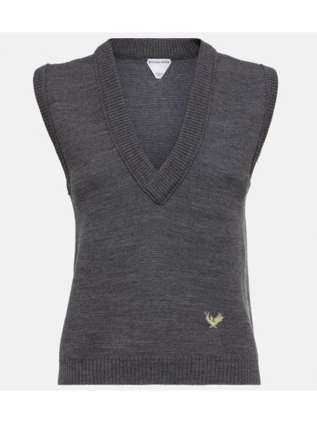 Ull vest Bottega Veneta grå