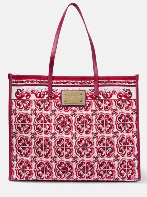 Shopper à imprimé Dolce&gabbana rose