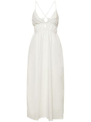 Sukienka długa bawełniana Designers Remix biała
