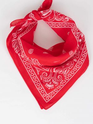 Памучен шал Defacto червено