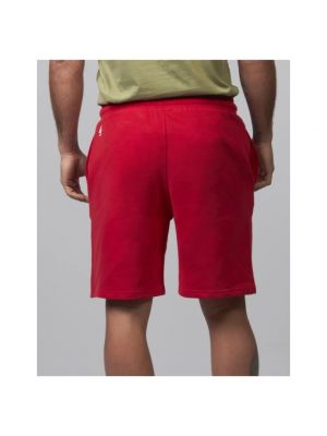 Pantalones cortos deportivos Superdry rojo