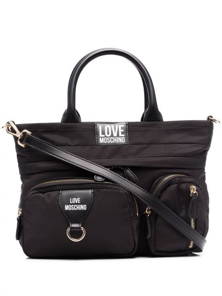 Shoppingbag Love Moschino svart