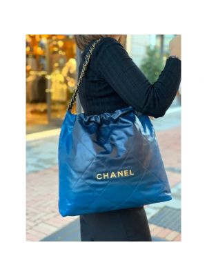 Bolso shopper de cuero Chanel Vintage