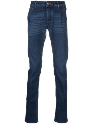 Bavlnené džínsy s rovným strihom Hand Picked modrá