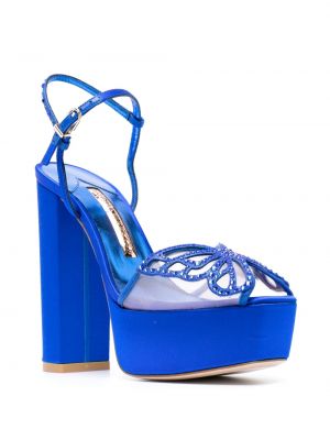 Sandales à plateforme Sophia Webster bleu