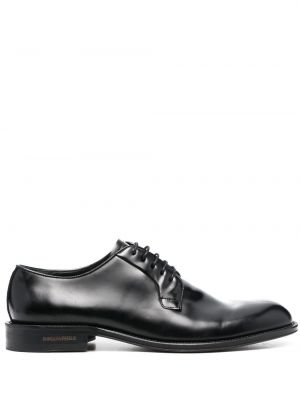 Pantofi cu șireturi din dantelă Dsquared2 negru