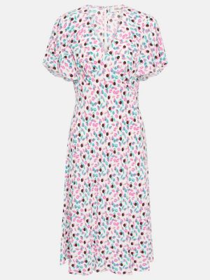 Viskózové midi šaty s potiskem Diane Von Furstenberg