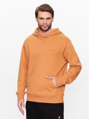 Relaxed fit džemperis New Balance oranžinė