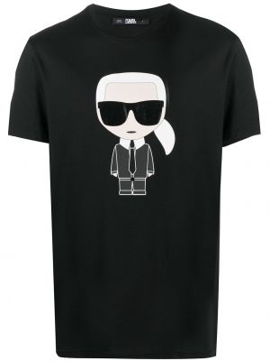 T-shirt Karl Lagerfeld svart