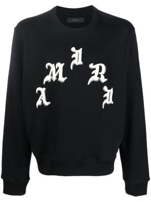 Sweatshirt mit rundhalsausschnitt mit print Amiri