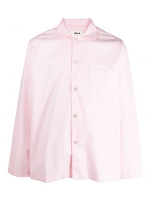Βαμβακερό πουκάμισο Tekla ροζ