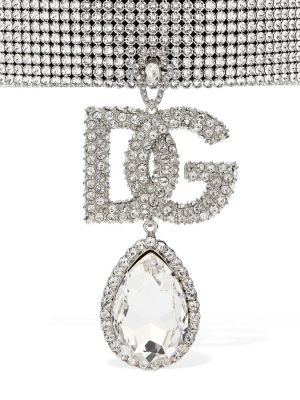 Colier de cristal Dolce & Gabbana argintiu