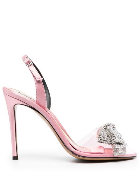 Sandále s mašľou Alexandre Vauthier ružová