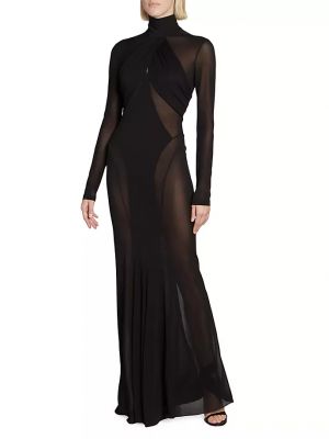 Длинное платье Isabel Marant черное