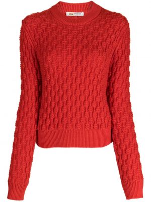 Пуловер с кръгло деколте Ports 1961 червено