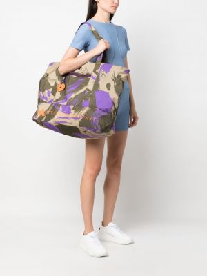 Shopper handtasche mit print Adidas By Stella Mccartney beige